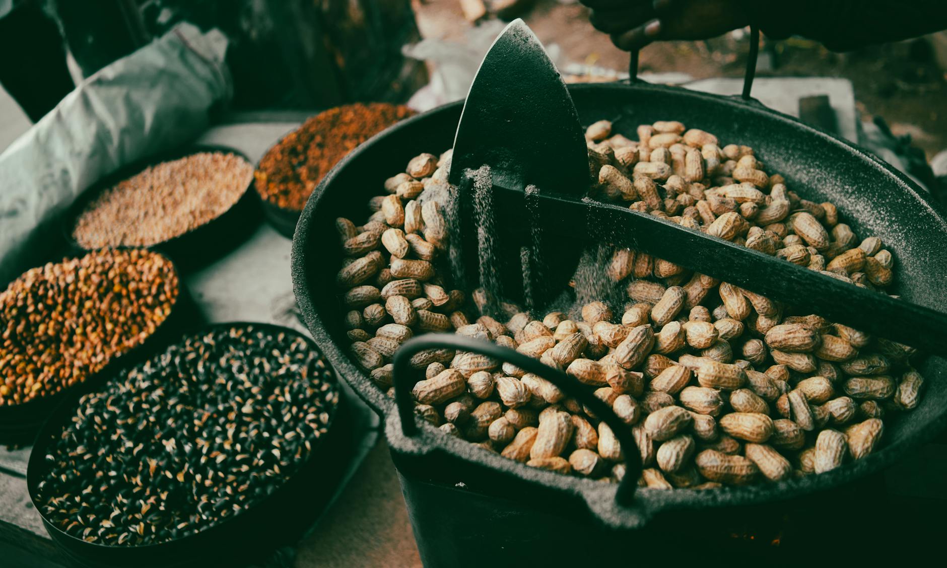 Peanuts and legumes — plant sources of vitamin B3 niacin in USDA FoodData Central